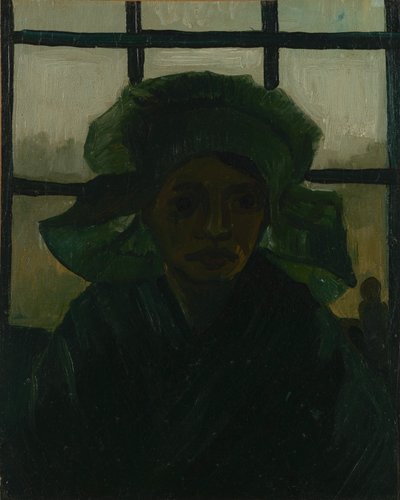 Hoofd van een vrouw door Vincent van Gogh